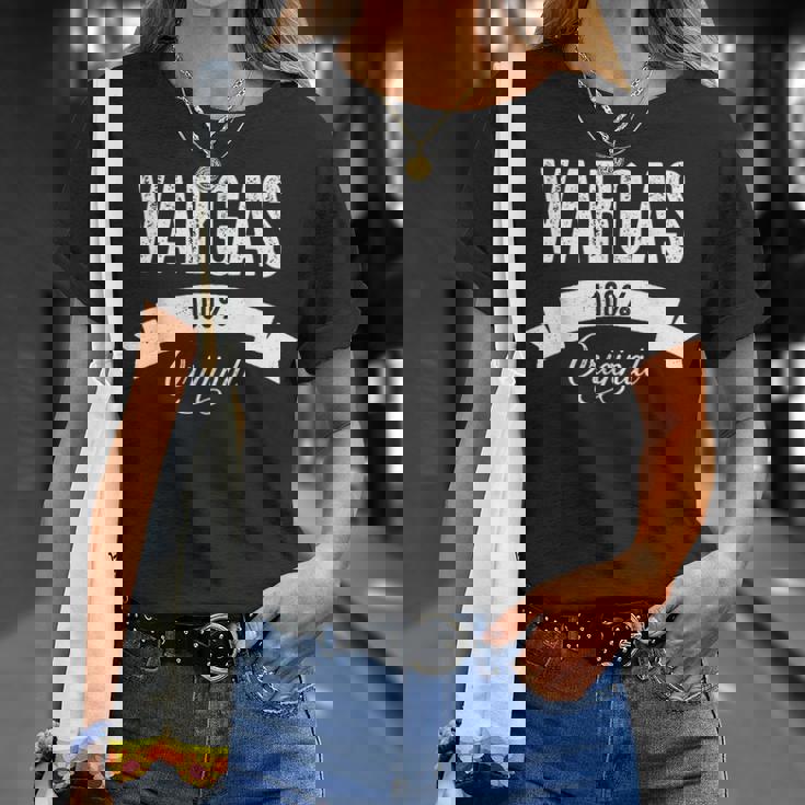 Familia Apellidoargas Reunion Apellido Tag Camiseta unisex