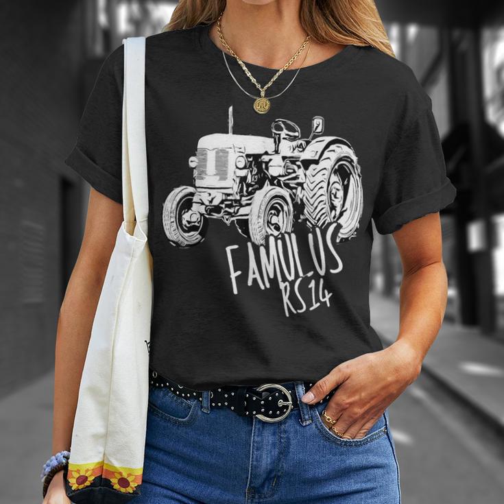 Famulus Traktor Famulus Rs14 Trekker Landwirt Baue Tractor T-Shirt Geschenke für Sie