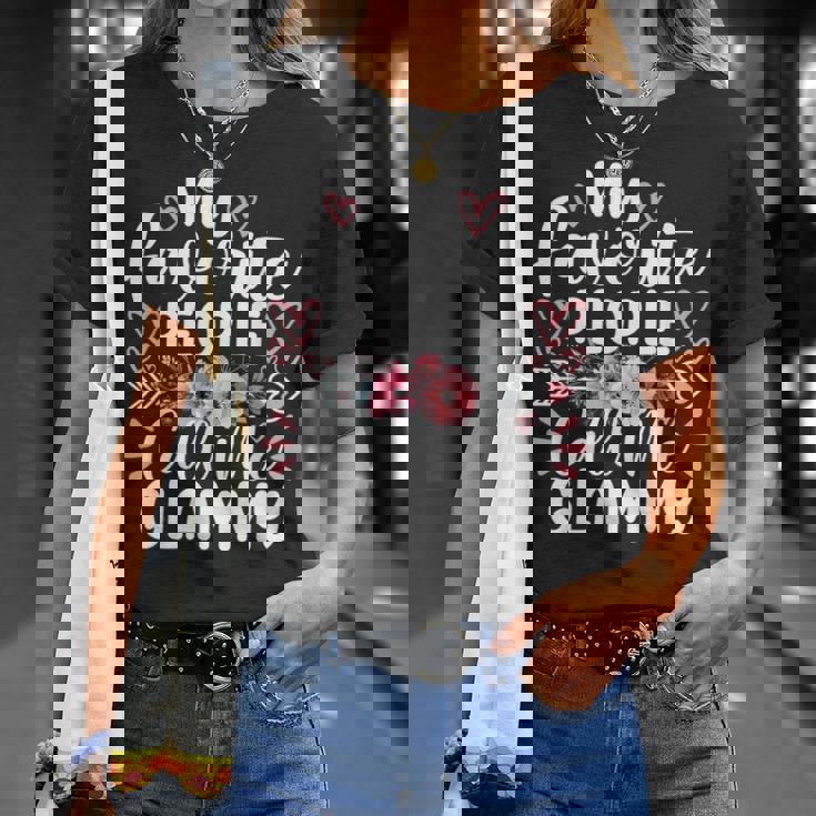 My Favorite People Call Me Glammy Mother's Day T-Shirt Gifts for Her