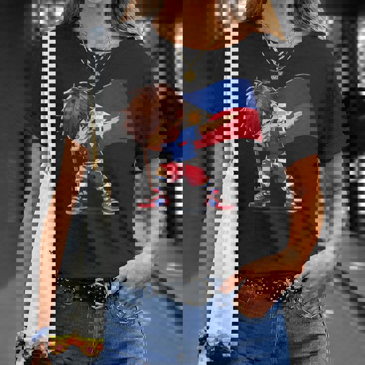 Filipino Dabbing Boy Philippines Flag Pinoy Boy Dab T-Shirt Gifts for Her
