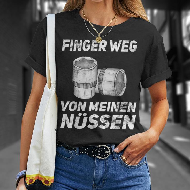 Finger Wegon Mein Nüs Car Mechanic Screwdriver S T-Shirt Geschenke für Sie