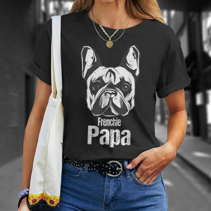 French Bulldog Papa- Frenchie French Bulldog S T-Shirt Geschenke für Sie