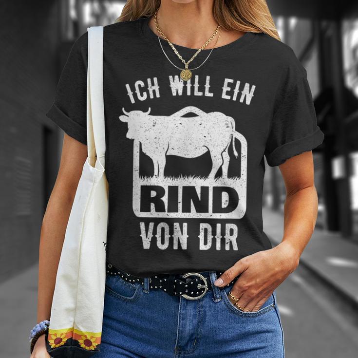 Agriculture Saying I Will A Rindon Dir Fun T-Shirt Geschenke für Sie