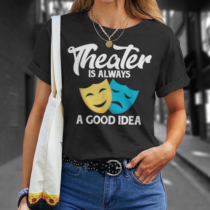 Theatre Lovers Theatre Quote S T-Shirt Geschenke für Sie