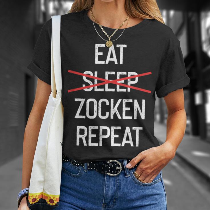 Gamer Zocken Gamer T-Shirt Geschenke für Sie