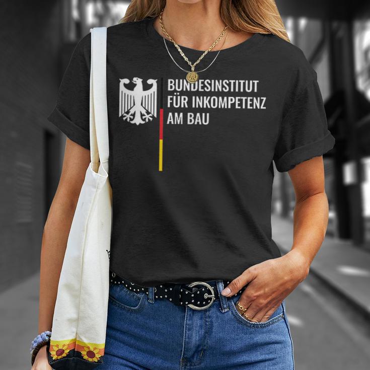 German Federal Institute For Incompetence Am Bau Pfusch Am Bau T-Shirt Geschenke für Sie