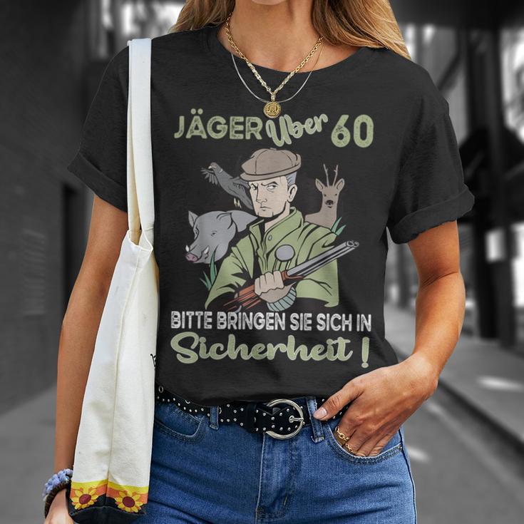 Hunter Birthday Over 60 Years T-Shirt Geschenke für Sie