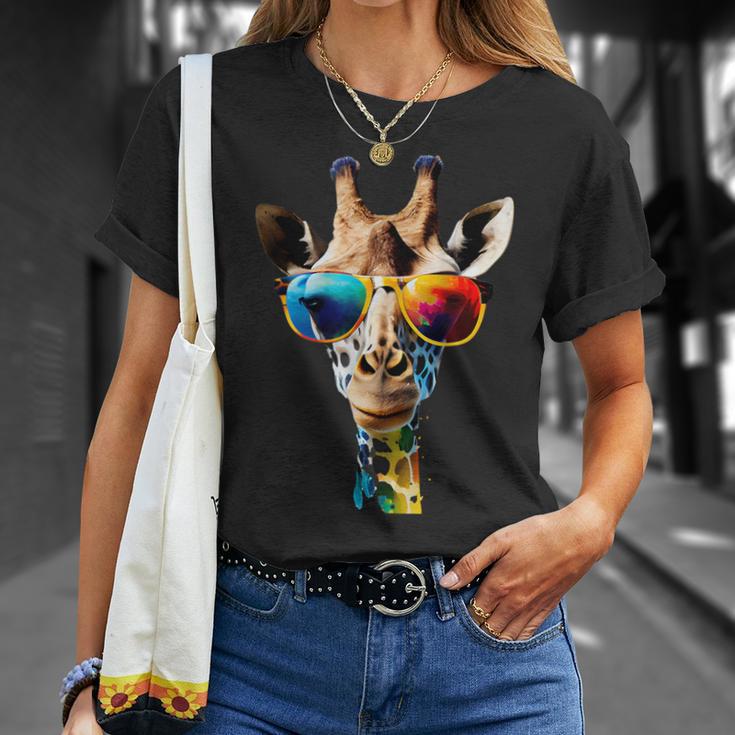 Giraffe With Sunglasses T-Shirt Geschenke für Sie