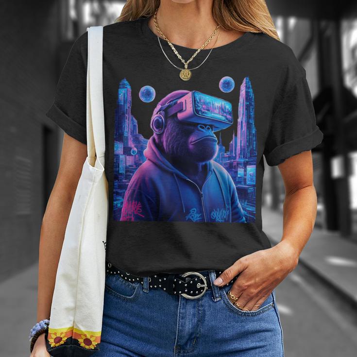 Gorillar Gamer Tag Gorilla Monkeyr Gamer T-Shirt Geschenke für Sie