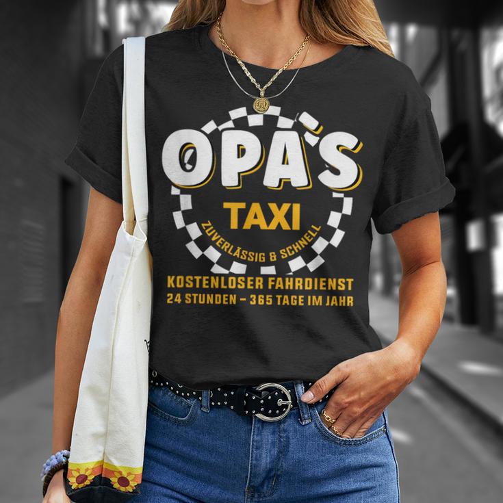 Grandpa's Taxi Chauffeur Auto Fahrbring Und Bringen T-Shirt Geschenke für Sie