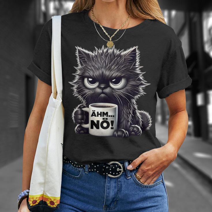 Grimmige Katze Für Arbeitskollegen Cats T-Shirt Geschenke für Sie