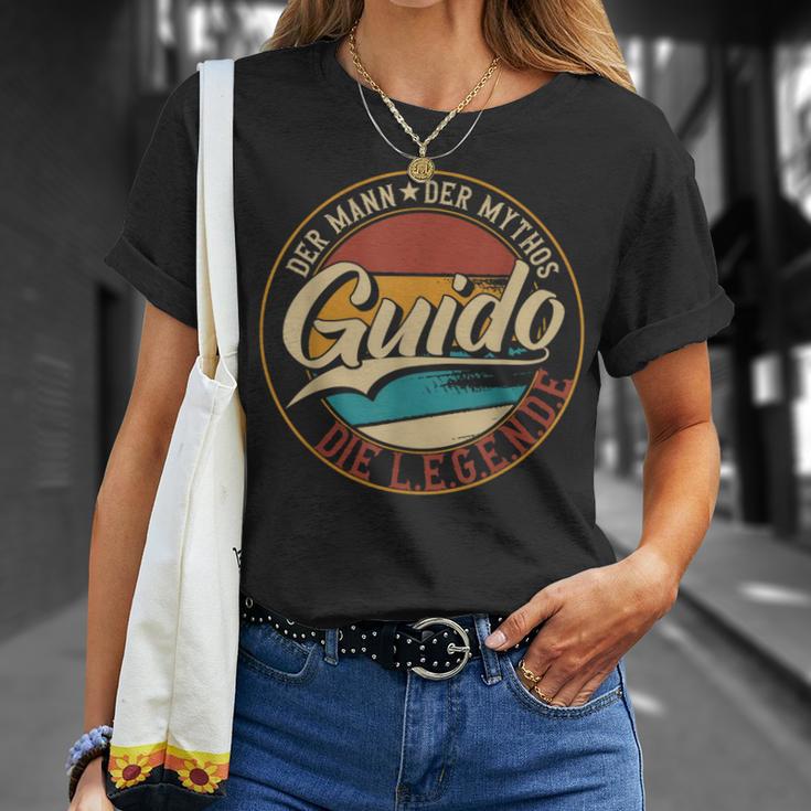 Guido The Man Of Mythos The Legend First Name T-Shirt Geschenke für Sie