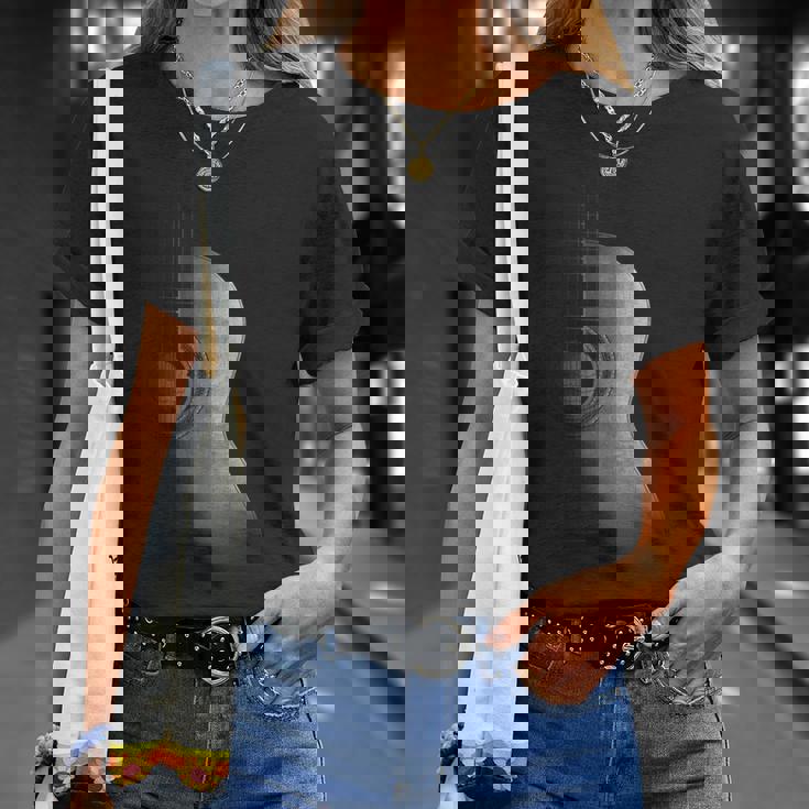 Guitarra Acústica Diseño Cool Grayscale Wood Guitarist Graphic Camiseta unisex Regalos para ella