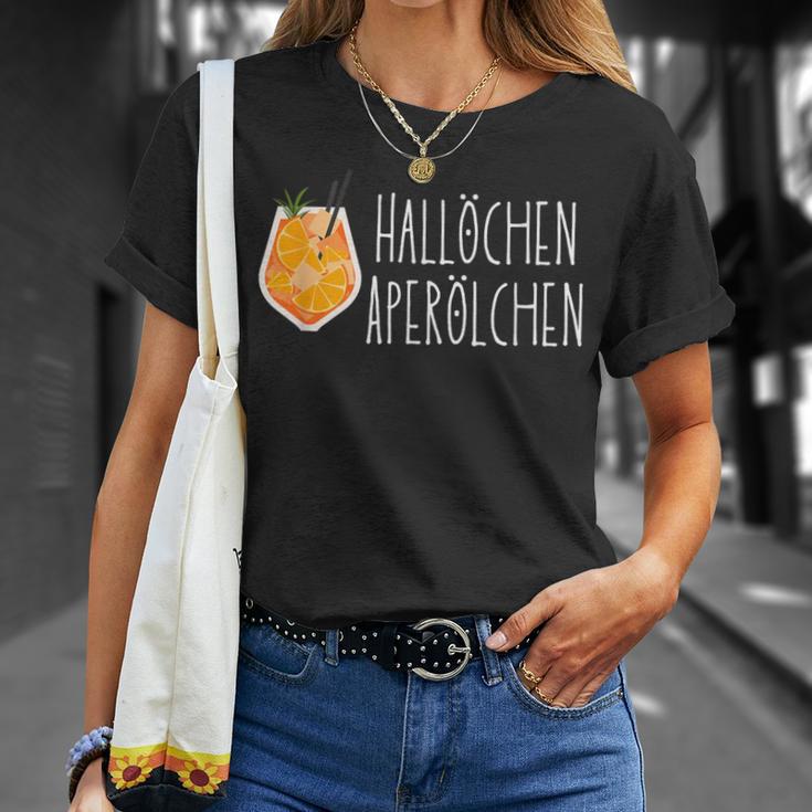 Hallöchen Aperölchen Holy Aperollin Spritz Aperoly Aperoli T-Shirt Geschenke für Sie