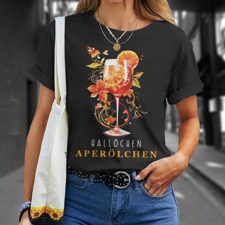 Hallöchen Aperölchen Outfit Sommer Party Cocktail Spritz T-Shirt Geschenke für Sie