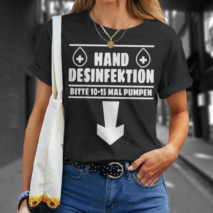 Hand Disinfection Sex Slogan T-Shirt Geschenke für Sie