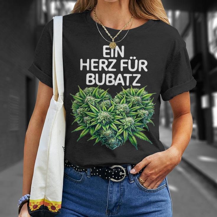 A Heart For Bubatz Bubatz Saying With Heart Bubatz T-Shirt Geschenke für Sie