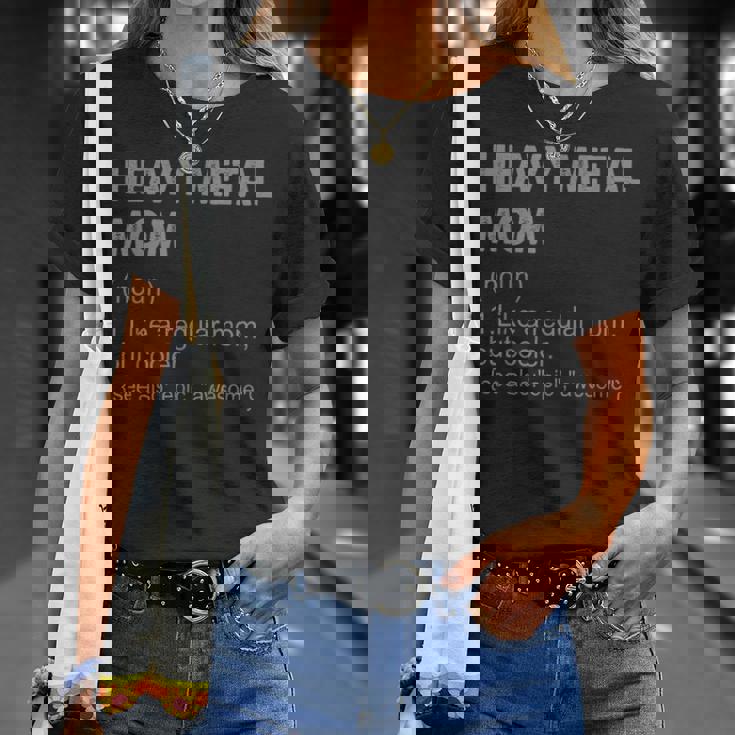 Heavy Metal Mom Definition Heavy Metal Mom For Women T-Shirt Gifts for Her Heavy Metal Mom Definition Heavy Metal Mom For Women T-Shirt Gifts for Her