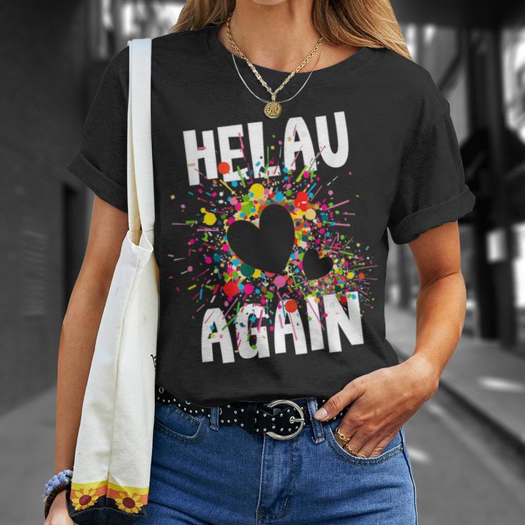 Helau Again Carnival Party Costume Confetti T-Shirt Geschenke für Sie