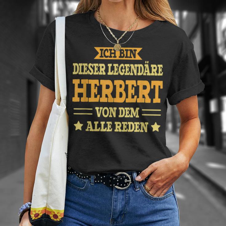 Herbert First Name Name Saying Herbert T-Shirt Geschenke für Sie