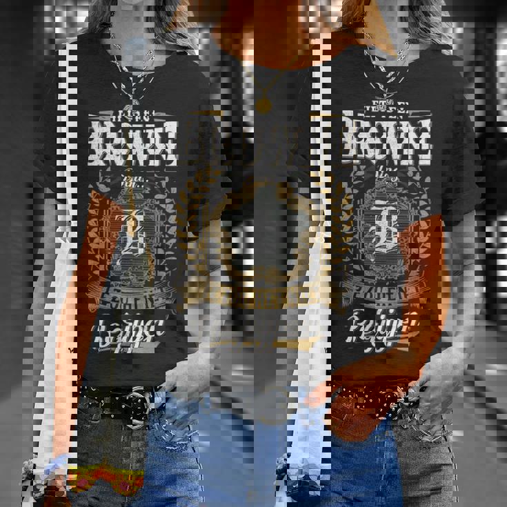 Het Is Een Browne Ding Je Zou Het Niet Begrijpen Browne Naam T-Shirt Geschenke für Sie