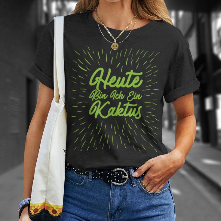 Heute Bin Ich Kaktus Carnival Costume Women T-Shirt Geschenke für Sie