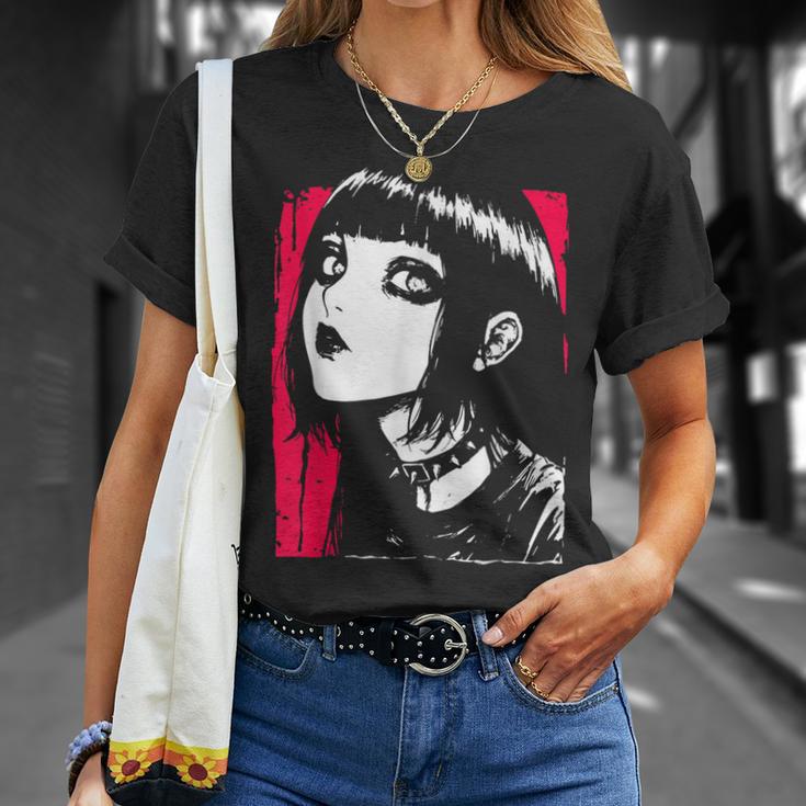 Horror Anime Manga Japan Japanese Creepy Kawaii Goth Punk T-Shirt Geschenke für Sie