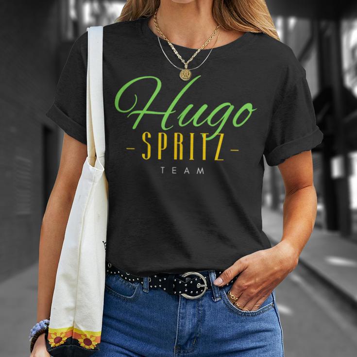 Hugo Spritz Team Elderberry Summer Sparkling Prosecco Cocktail T-Shirt Geschenke für Sie