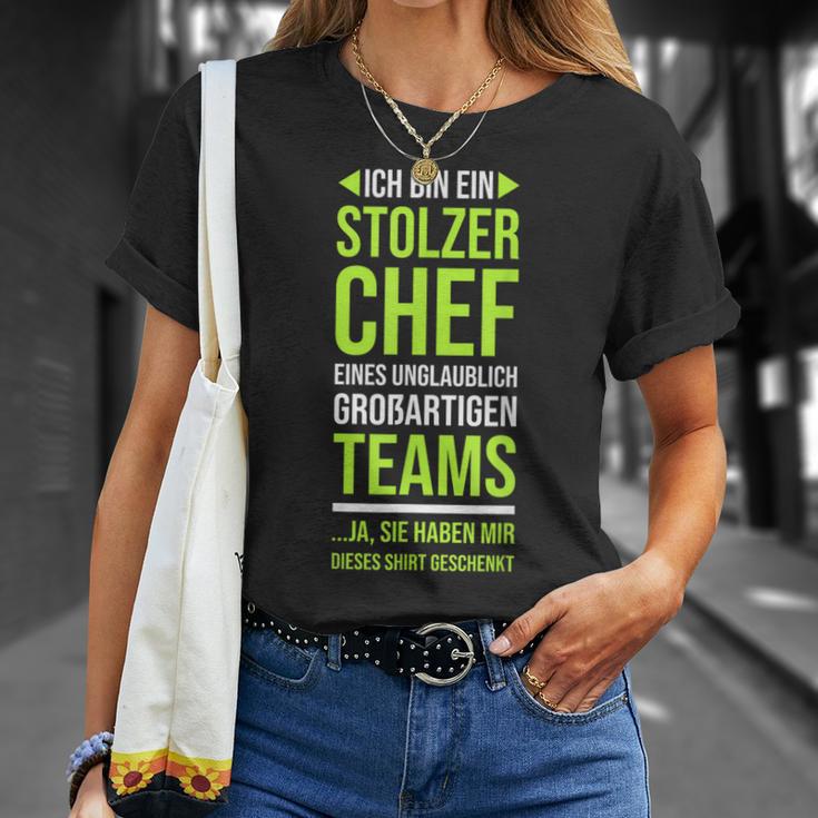 Ich Bin Stolzer Chef Boss Chef T-Shirt Geschenke für Sie