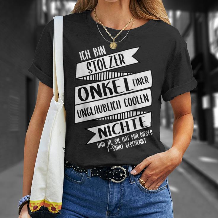 Ich Bin Stolzer Onkel Einer Coole Niche T-Shirt Geschenke für Sie