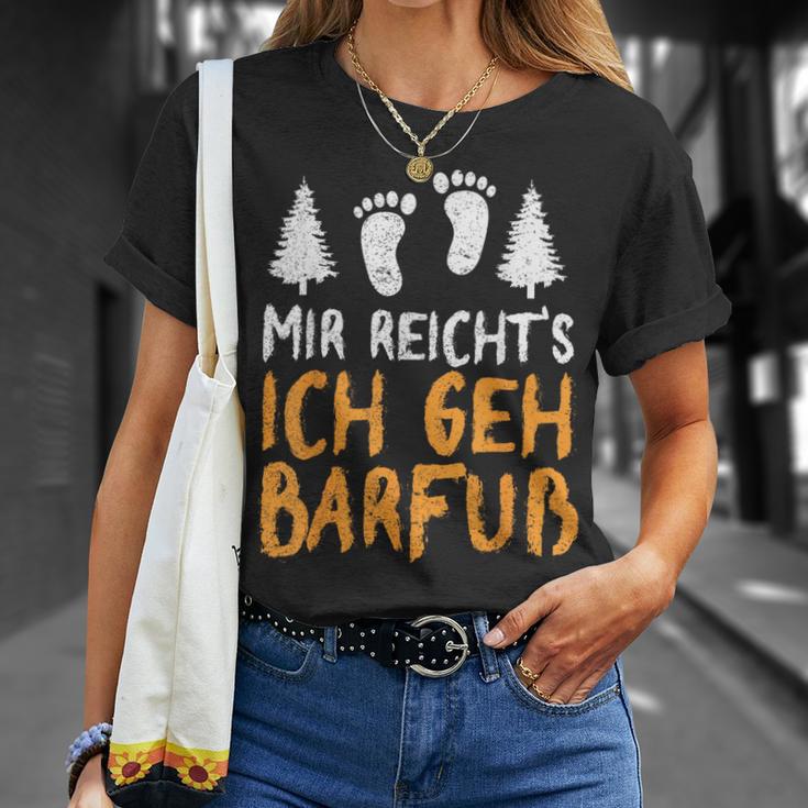 Ich Geh Barefoot Nature Earthing Barefoot Barefoot T-Shirt Geschenke für Sie