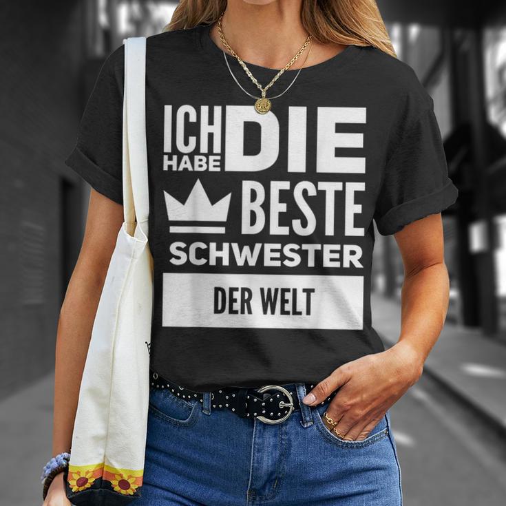 Ich Habe Die Beste Schwester Der Welt T-Shirt Geschenke für Sie