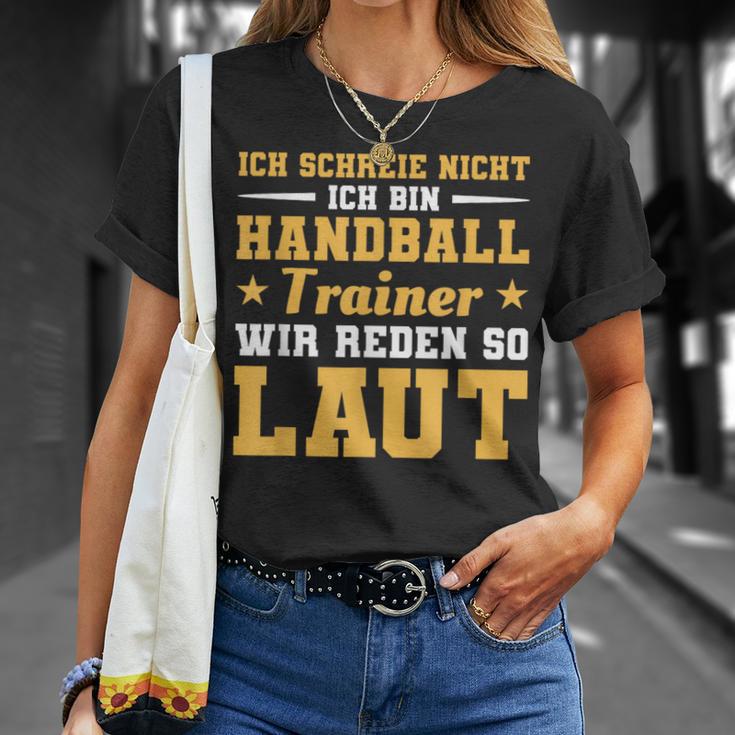 Ich Schreie Nicht Ich Bin Handball Trainer T-Shirt Geschenke für Sie