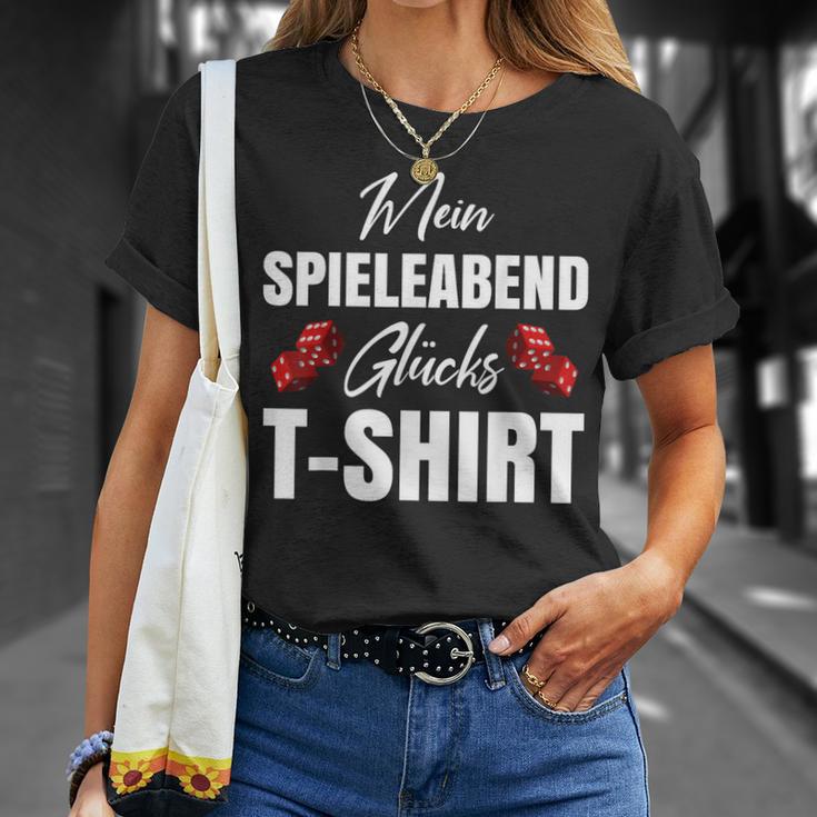 Ich Spieleleabend Glücks T-Shirt Geschenke für Sie