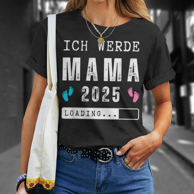 Ich Werde Mama 2025 Mama 2025 Loading T-Shirt Geschenke für Sie