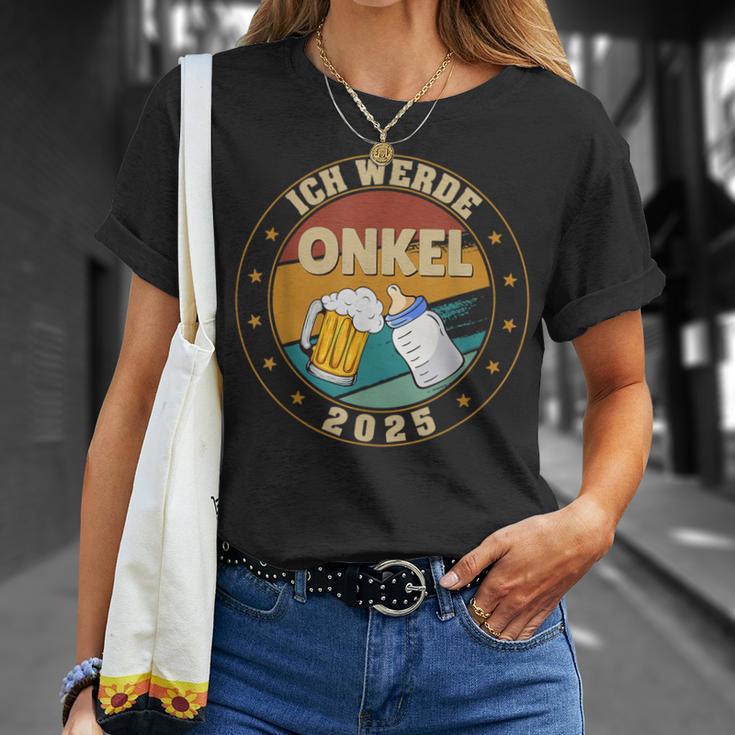 Ich Werde Onkel 2025 T-Shirt Geschenke für Sie