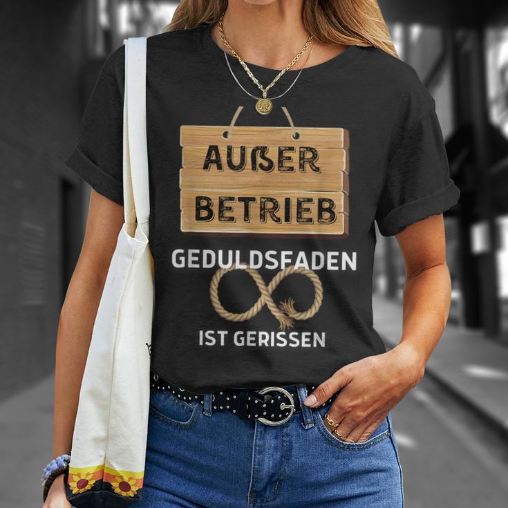 Ironie Office Auser Betriebs Auser Betriebs T-Shirt Geschenke für Sie