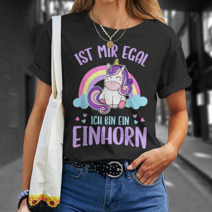 Ist Mir Egal Ich Bin Ein Einhorn T-Shirt Geschenke für Sie