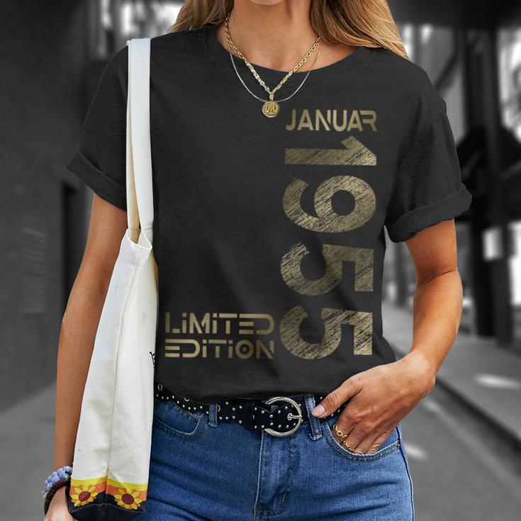 January 1955 Man Woman 70Th Birthday Limited Edition T-Shirt Geschenke für Sie