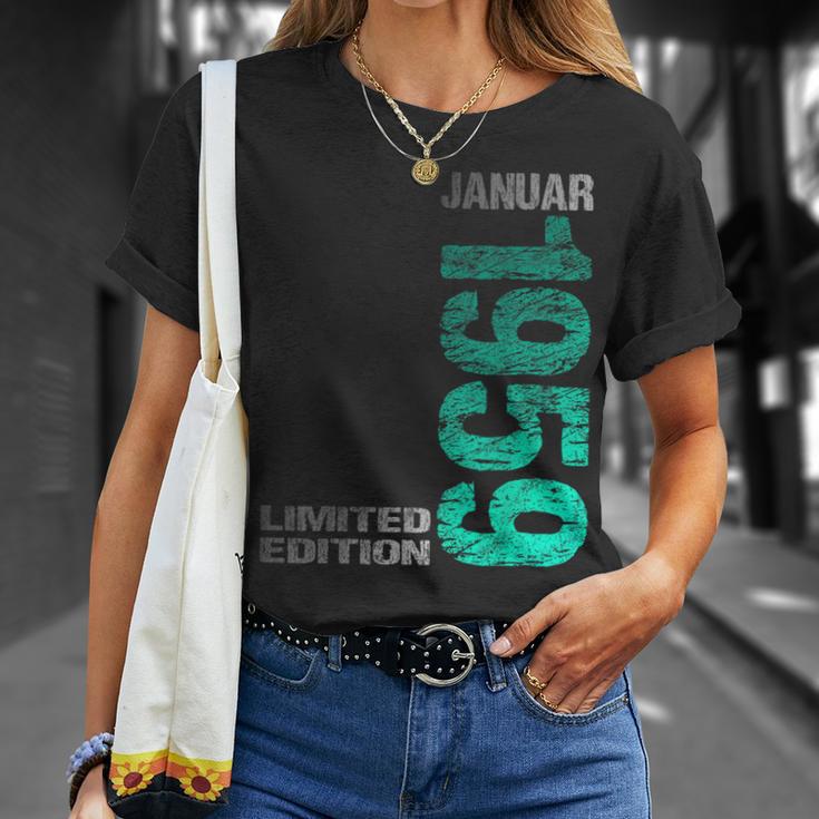 January 1959 Man Woman 65Th Birthday Limited Edition T-Shirt Geschenke für Sie