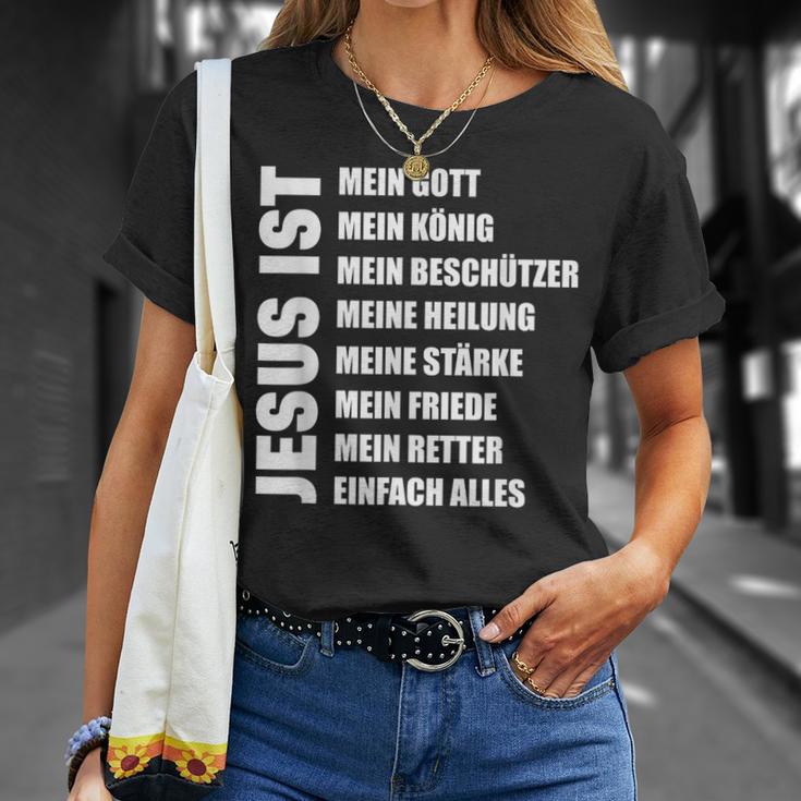 Jesus Christian Church Religion God Idea T-Shirt Geschenke für Sie