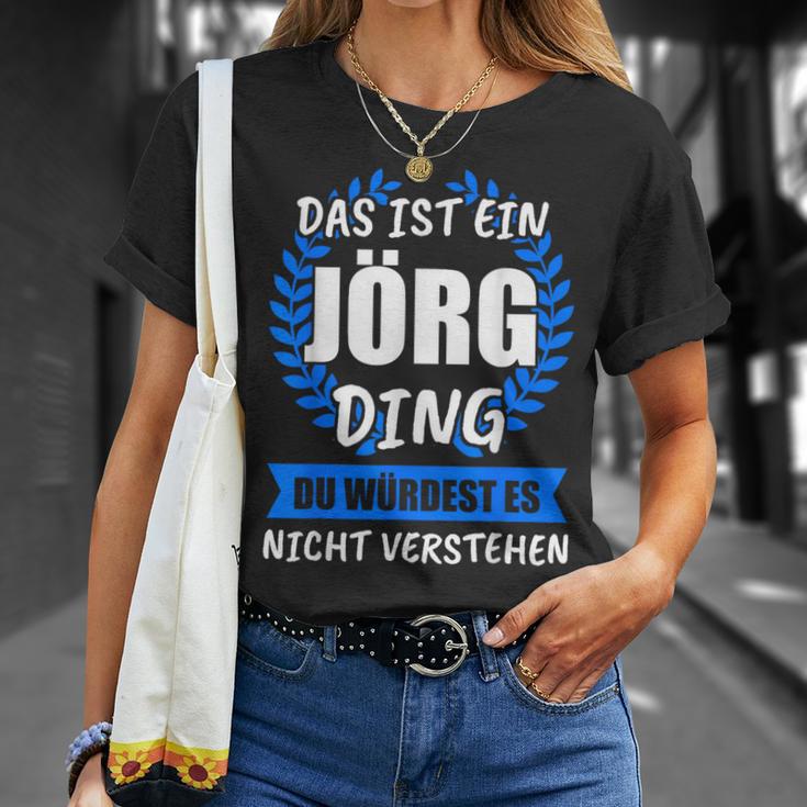 Jörg Name First Name Nickname T-Shirt Geschenke für Sie