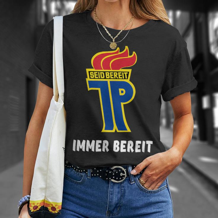 Jungpionier Junge Pioniere Seid Ready Ossi Ddr T-Shirt Geschenke für Sie