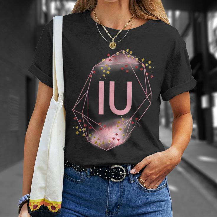 K-Pop Coréen I Love You Hand Letters Iu Together T-Shirt Cadeaux pour elle