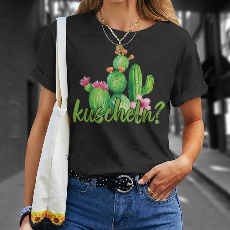 Kakn Kuscheln Kaktus Umarmen Witz Spaß Liebe Geschenk T-Shirt Geschenke für Sie