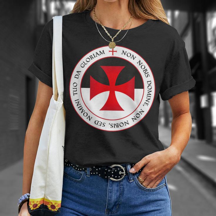 Knights Templar Cross And Seal Knight T-Shirt Geschenke für Sie