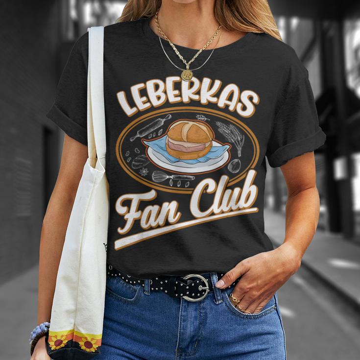 Leberkas Fan Club Bavarian Liver Cheese T-Shirt Geschenke für Sie