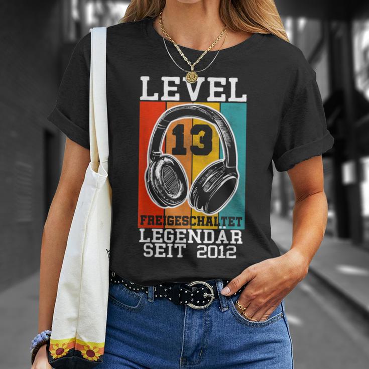 Level 13 Unlocked Legendary Since 2012 Birthday 13 T-Shirt Geschenke für Sie