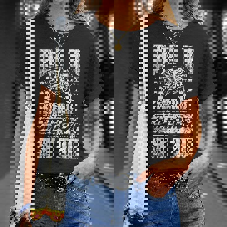 Level 18 Geburtstag Junge Gamer Mann Dekoolljährig 2007 T-Shirt Geschenke für Sie