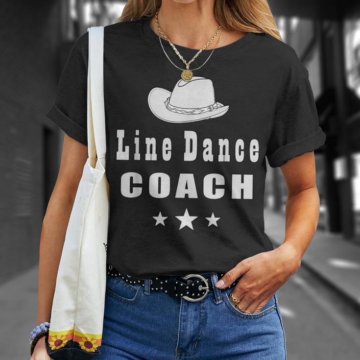 Line Dance Coach T-Shirt Geschenke für Sie